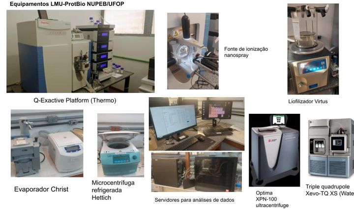 Imagem de Laboratório Multiusuários de Proteômica e Biomoléculas do NUPEB - UFOP